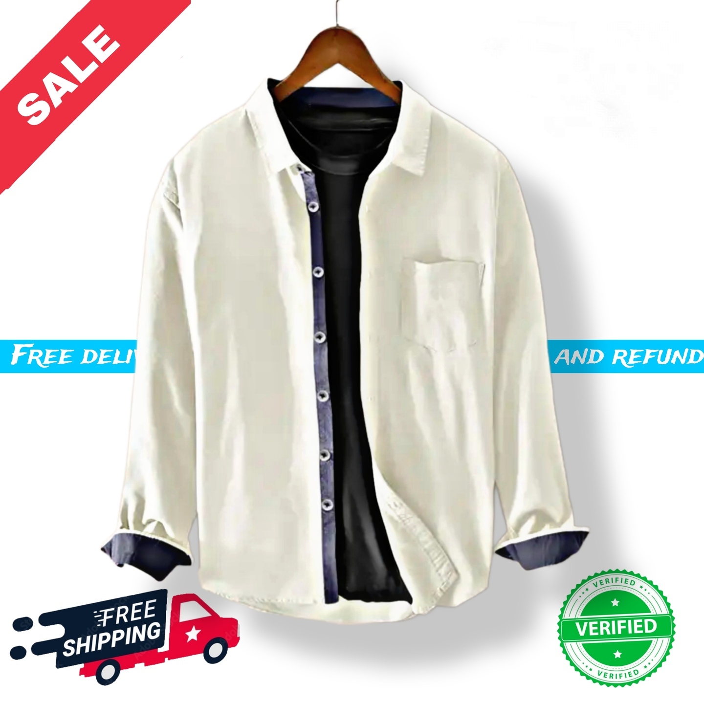 Solid Mens Shirt