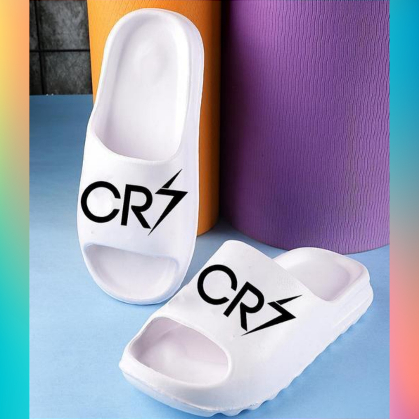 Trendy Mens Flip-Flops Zig Zag EVA Soft Slides 280040271