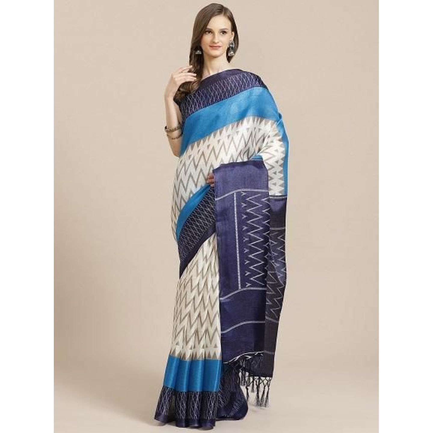 Elegant Printed Mysore Silk Saree (Code: C1773187)