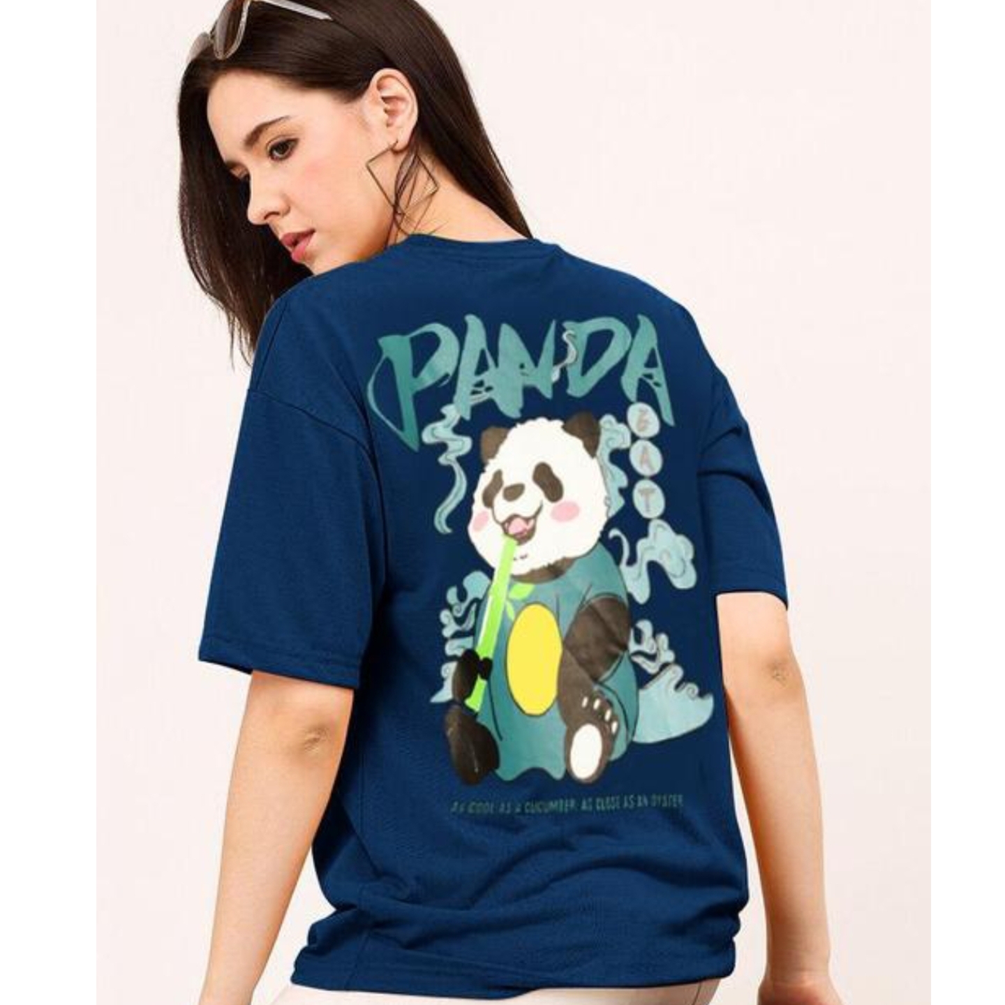 Women's Cotton Graphic Printed Oversize Tshirt 366444405