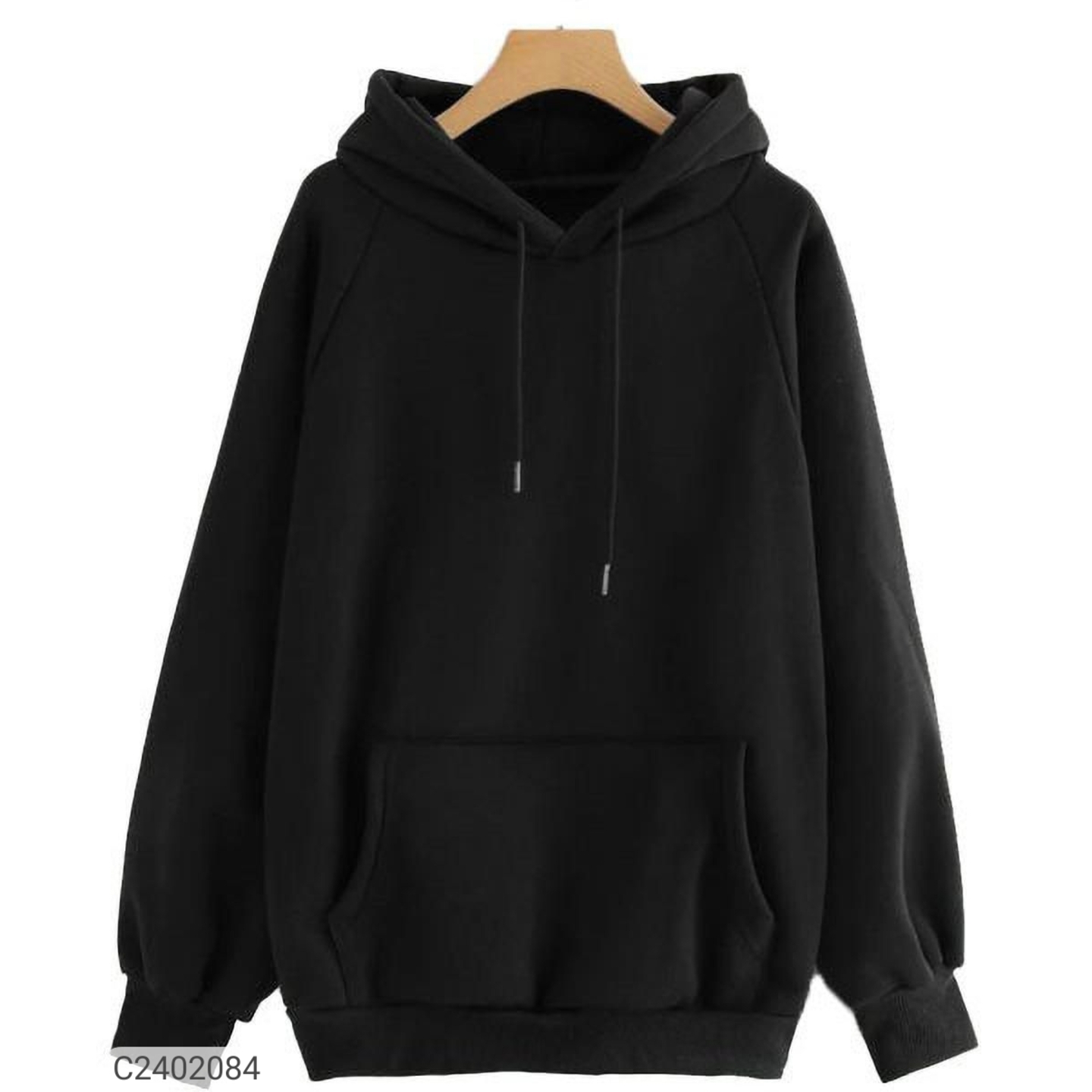 Mens Solid Fleece Hoodies 2402084