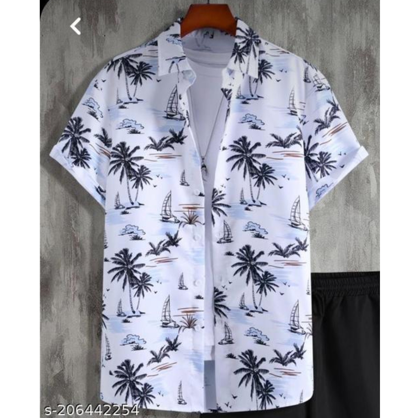 NEW DESIGNER HALF SLEEVE CASUAL SHIRT  s-206442254