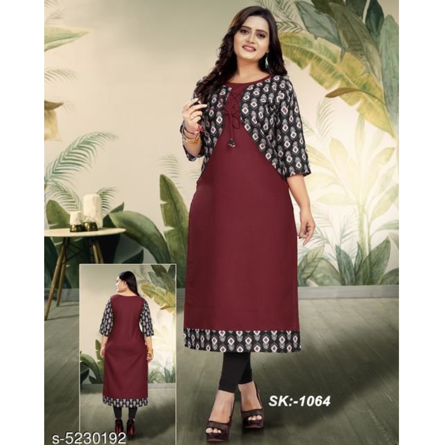 Womens Printed Cotton Kurti