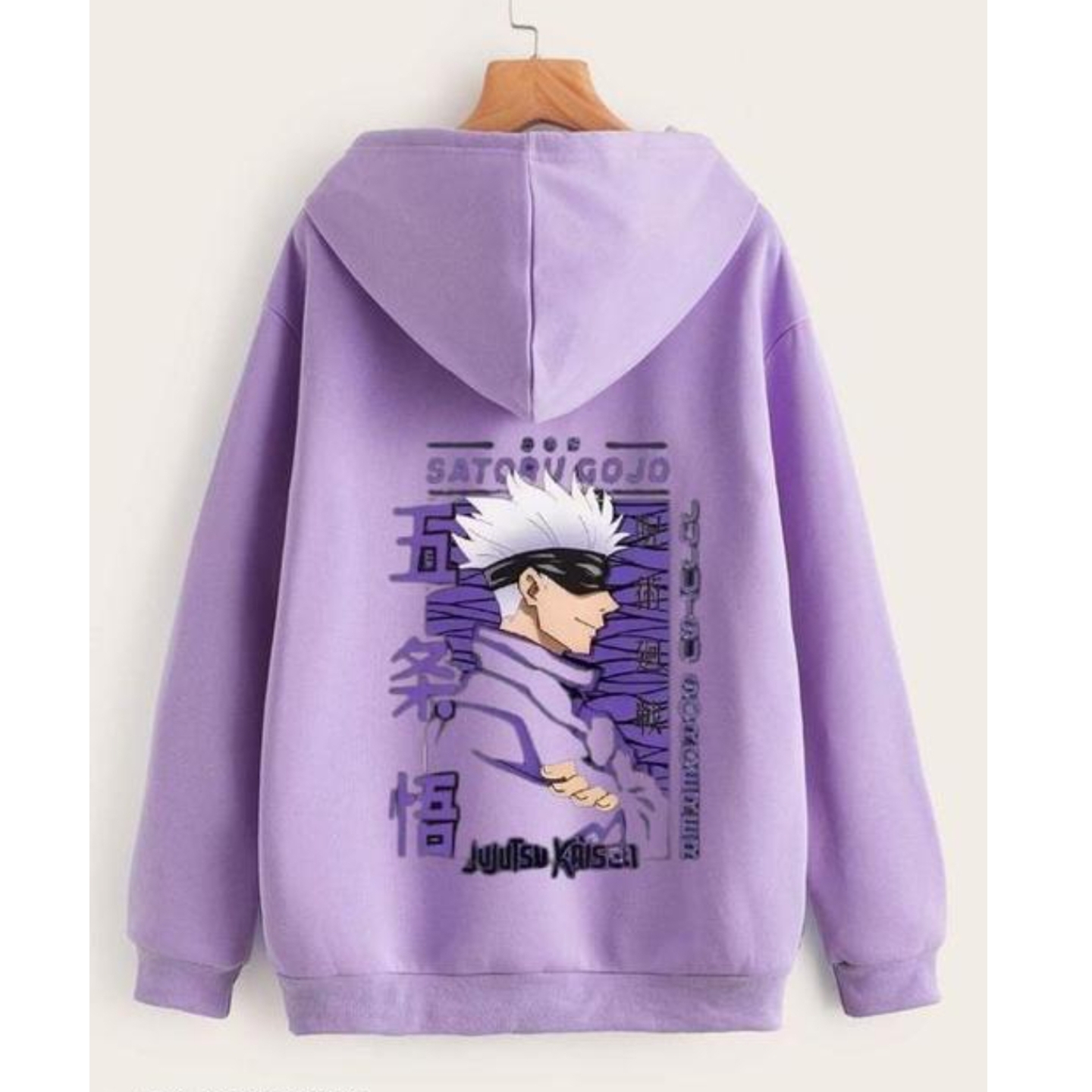 Full Sleeve Hood Neck Back Front Printed Men Sweatshirt 364852513