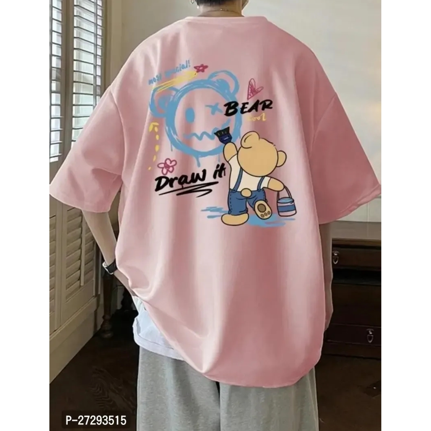 Trendy Stylish Cotton Blend Typography Round Neck Tees for Men P-27293515