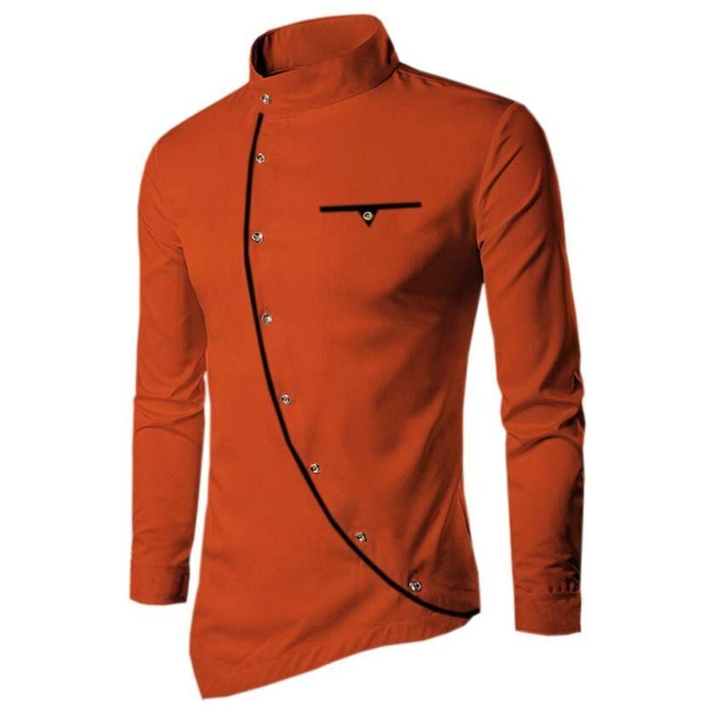 Satin Cotton Solid Slim Fit Shirts (Code: C899411)