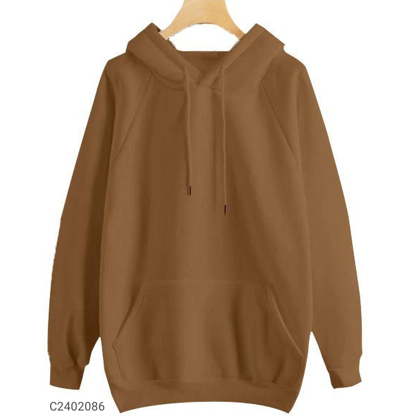 Mens Solid Fleece Hoodies 2406086