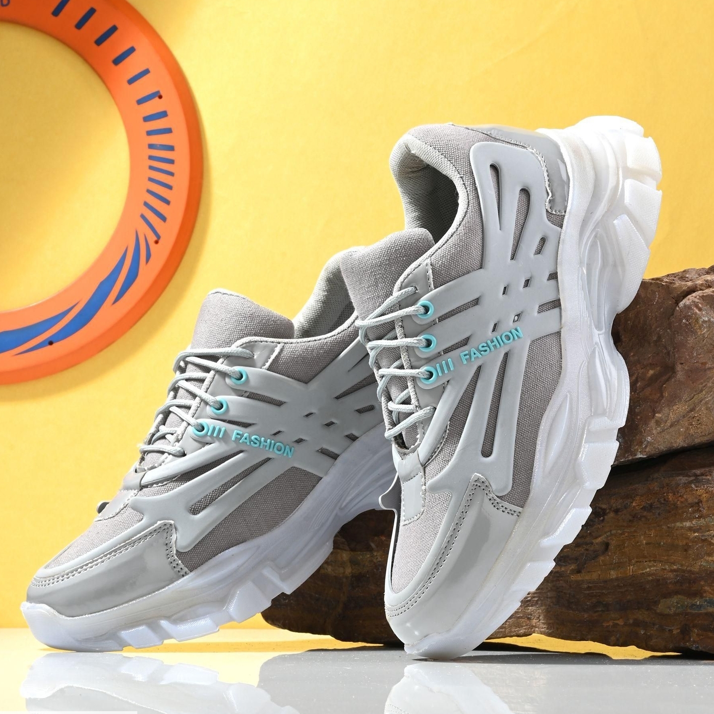 Knight Walkers Grey Sneakers For Men 2406436