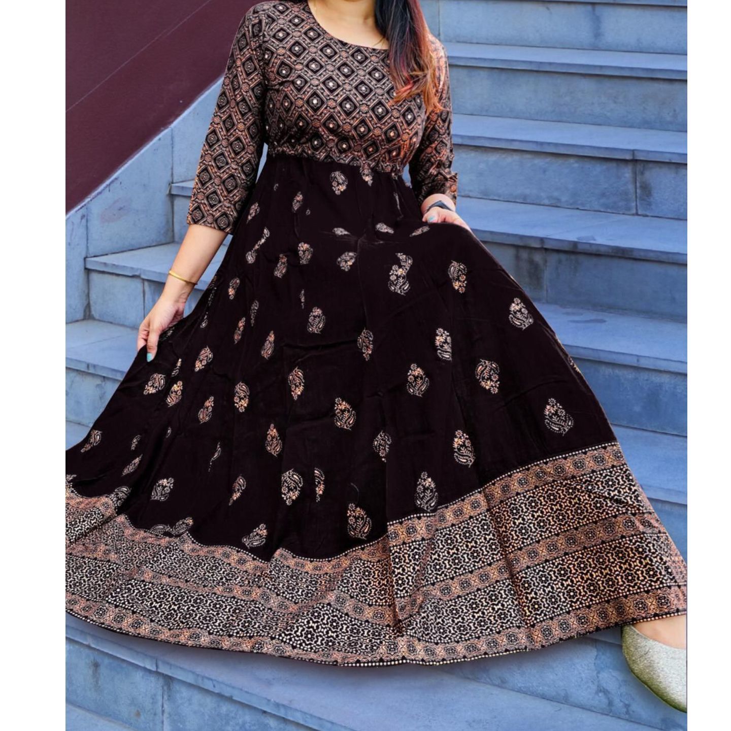 Elegant Printed Rayon Kurti (Code: C1987943)