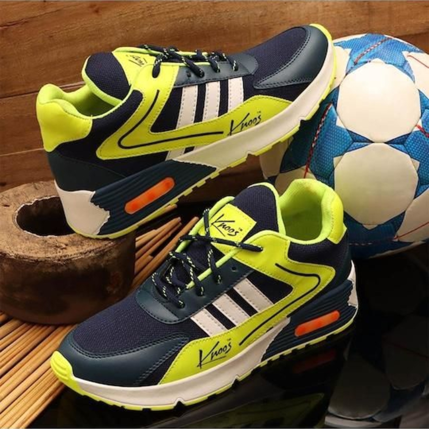 Knoos Men Mesh Running Non-Marking Shoes 2396677
