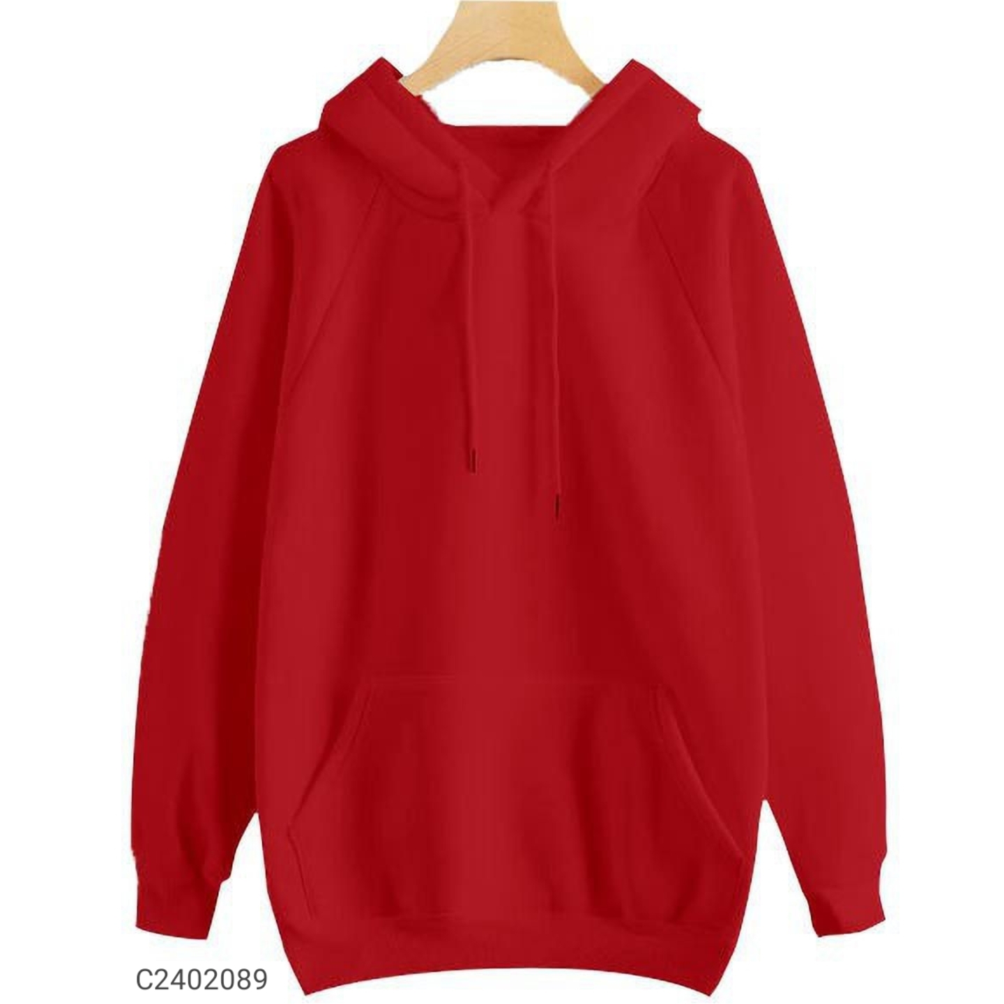 Mens Solid Fleece Hoodies 2402089