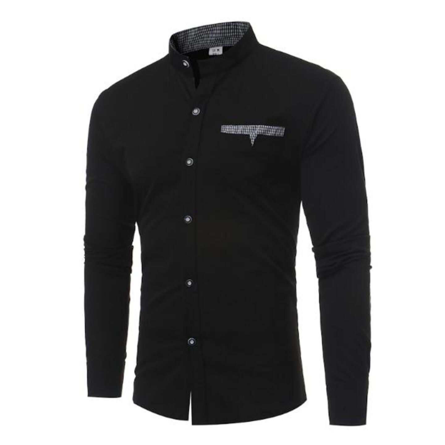 Cotton Solid Slim Fit Casual Shirt (Code: C663169)