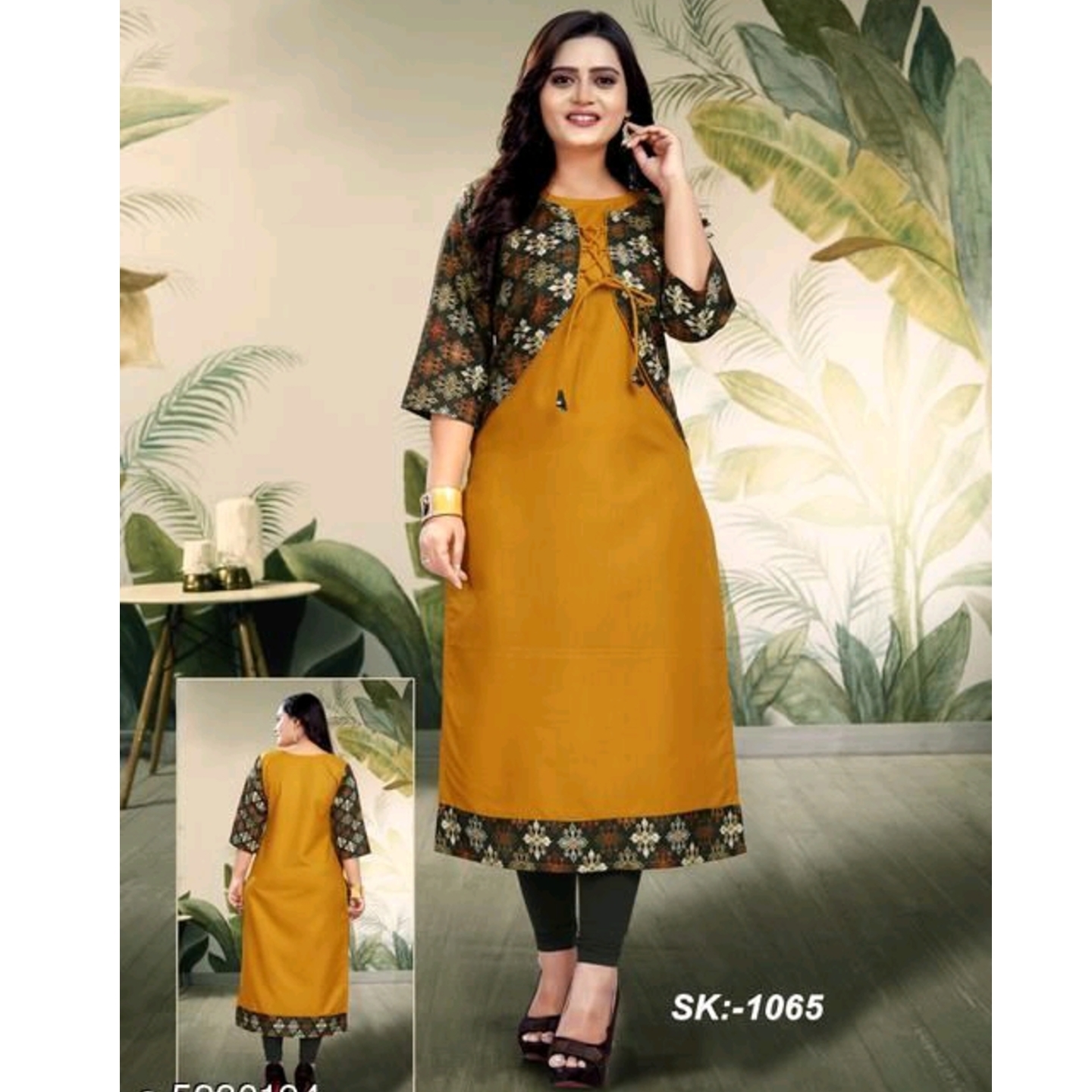 Womens Printed Cotton Kurti