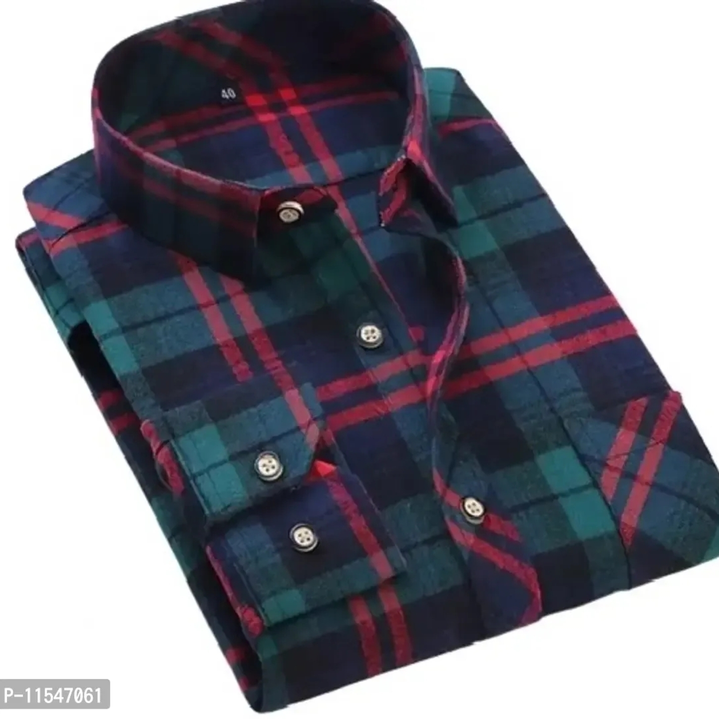Multicoloured Cotton Blend Casual Shirts For Men 11547061