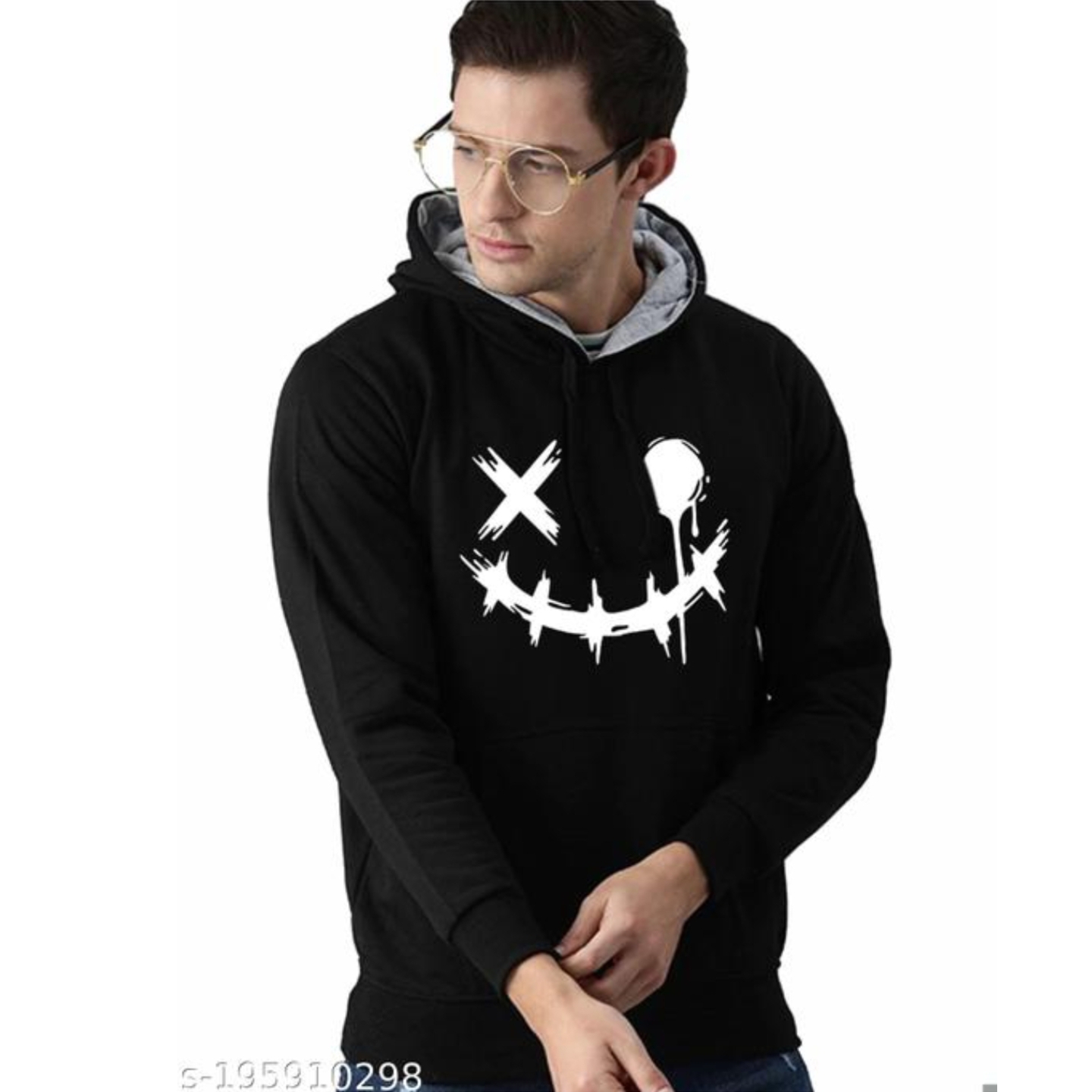 KEESOR Men SweatshirtMen JacketMen Cotton Hooded Neck Sweatshirt  195910298