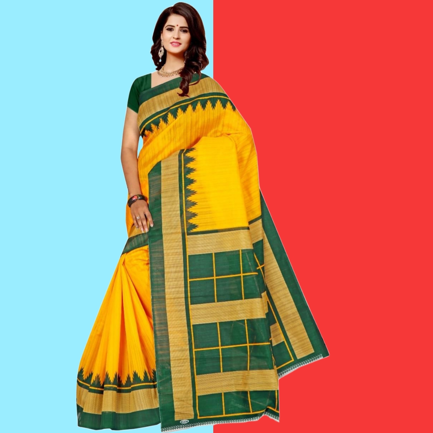 Stunning Printed Art Silk Sarees (Code: C1690422)