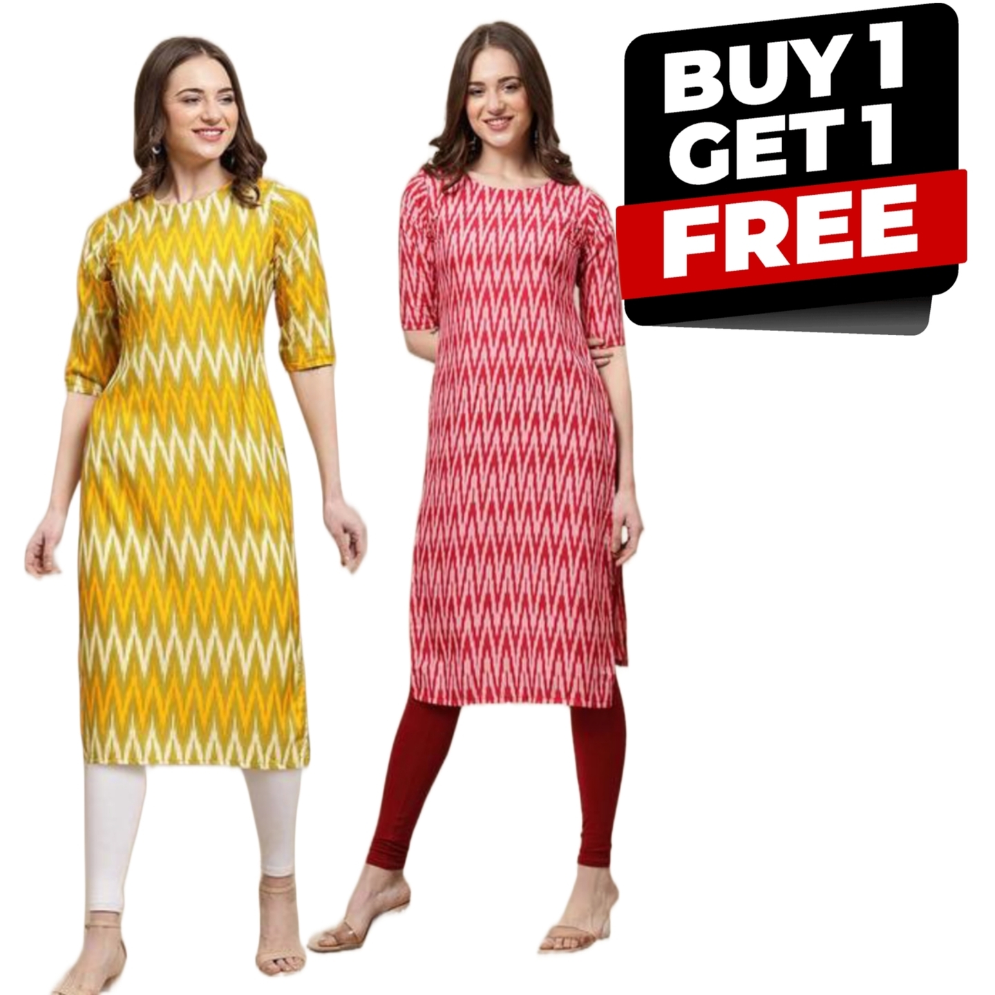 Combo Of 2 Kurti 302922953