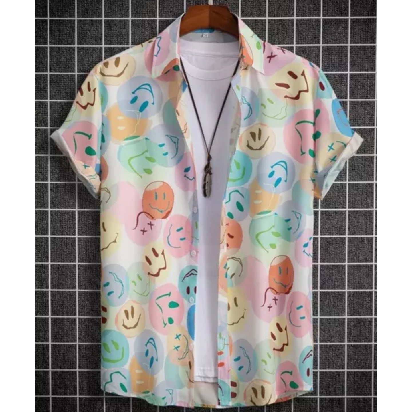 MENS HALF SLEEVE LYCRA SHIRT s-393898250