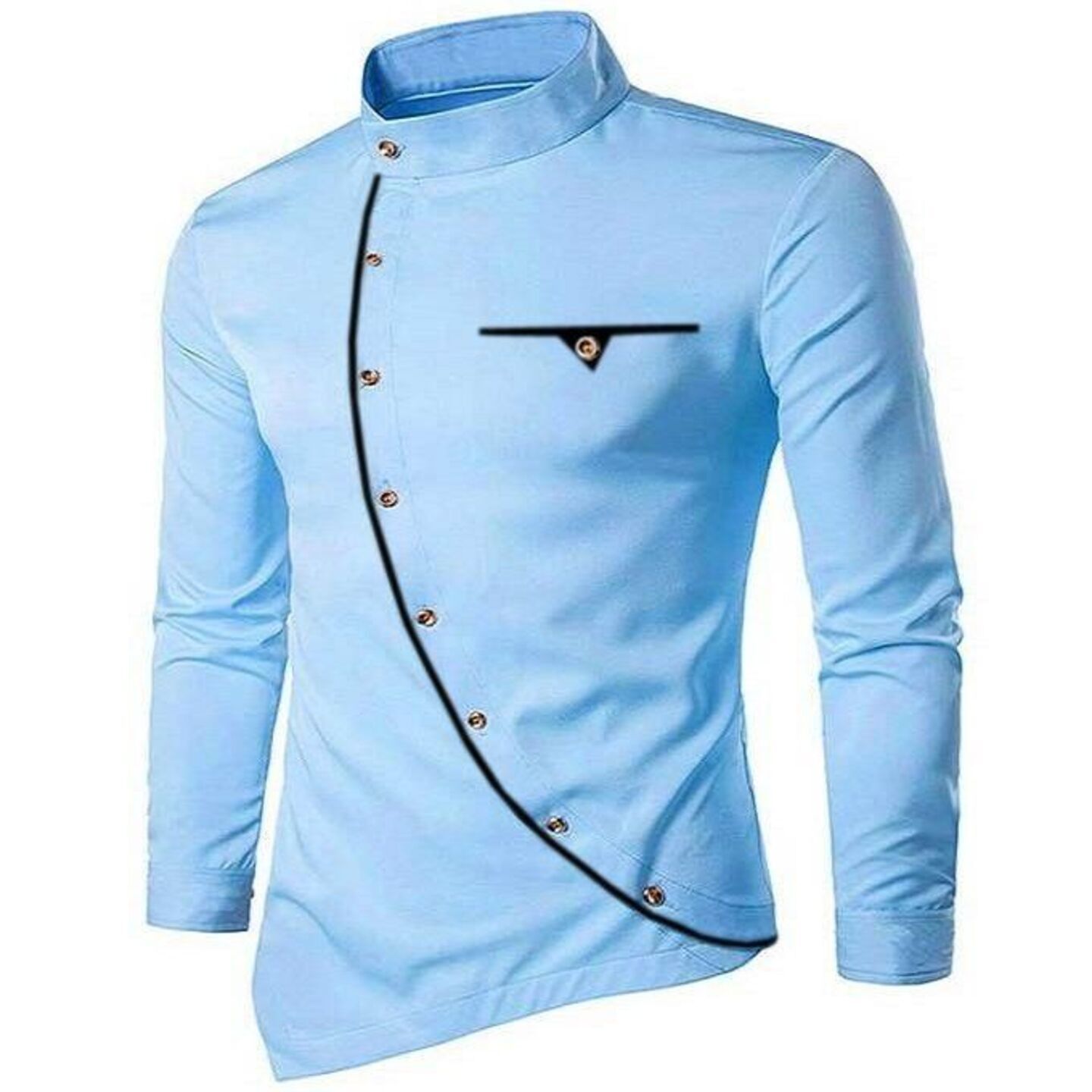 Satin Cotton Solid Slim Fit Shirts Code C899413