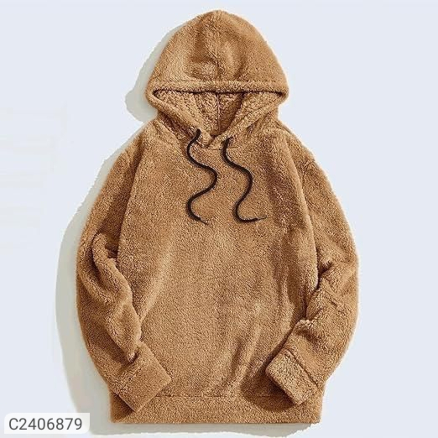 Men Brown Hoodie Sweatshirt 2406879