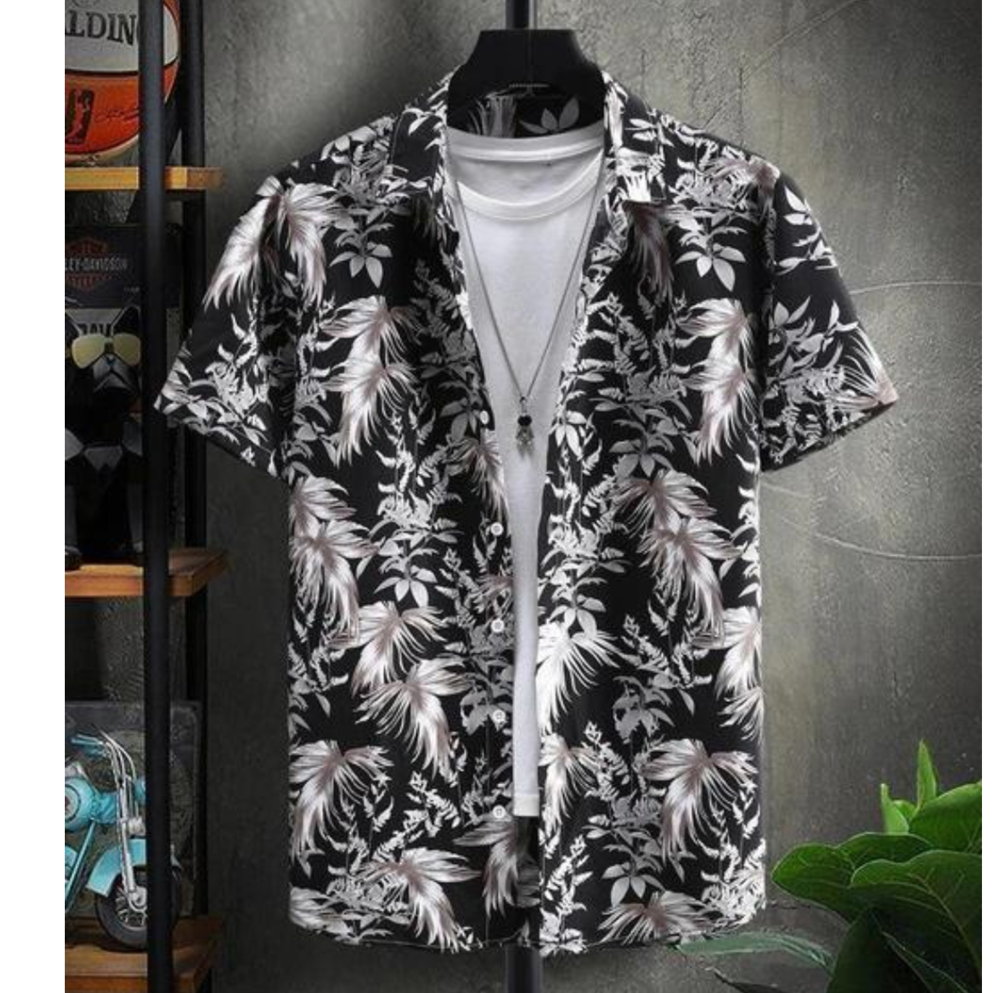 Mens Fancy Cotton Lycra Blend Fabric Shirt With Fancy Print 244869013