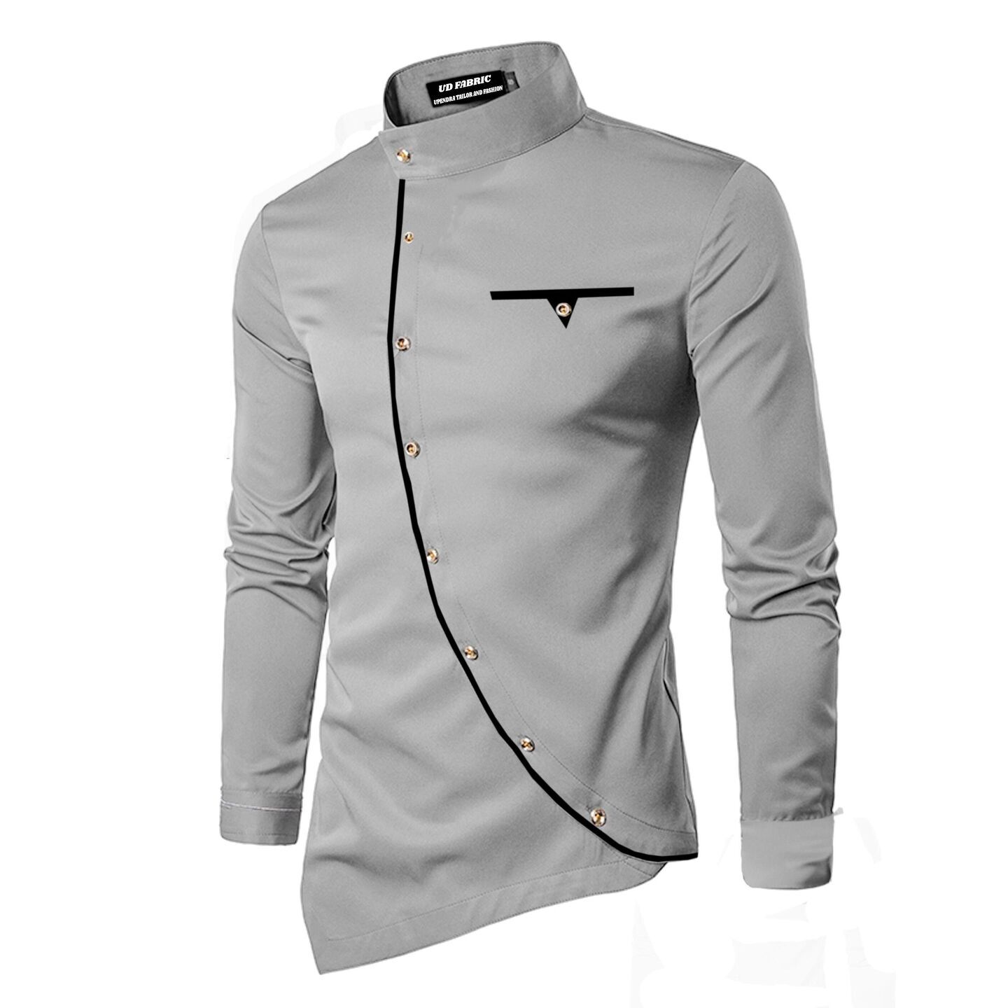 Satin Cotton Solid Slim Fit Shirts Code C899416