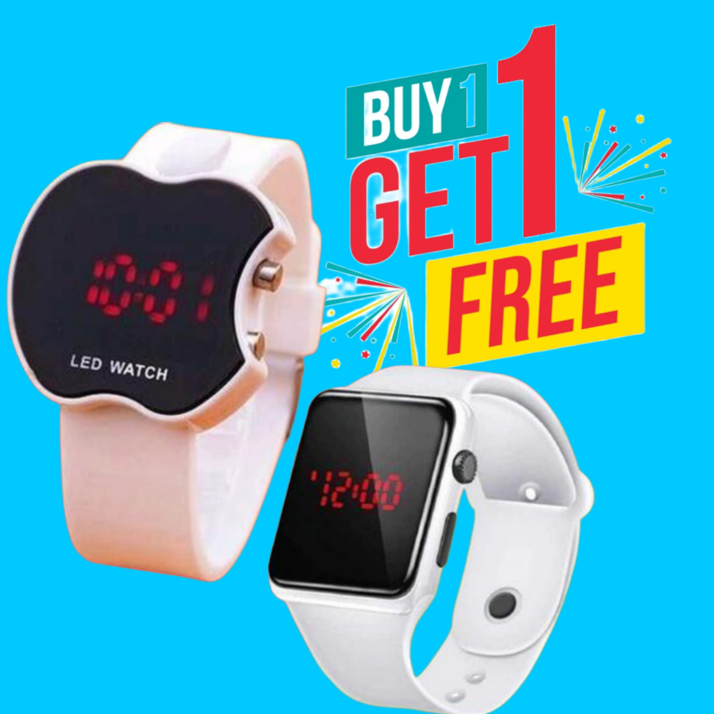 Digital Watch Combo (Pack of 2) BUY 1 GET 1 FREE 109798766