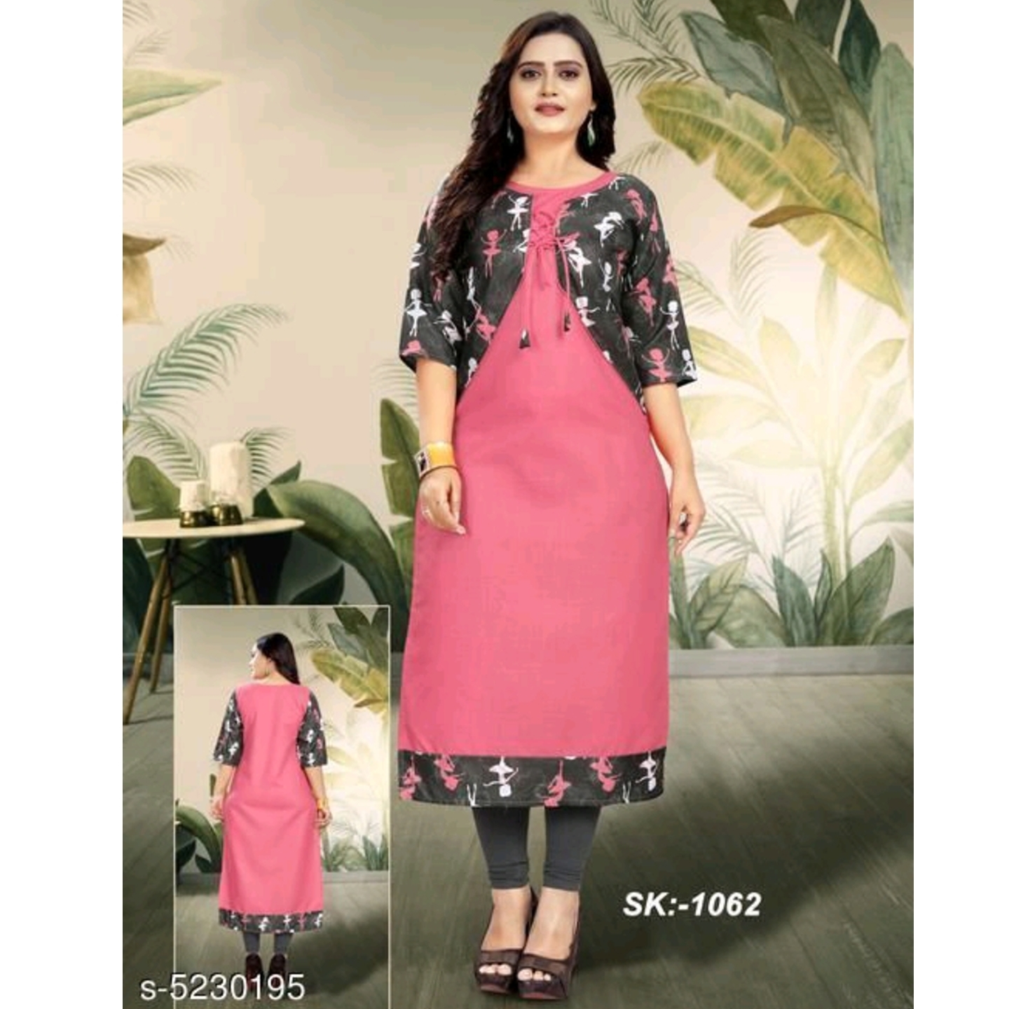 Womens Printed Cotton Kurti