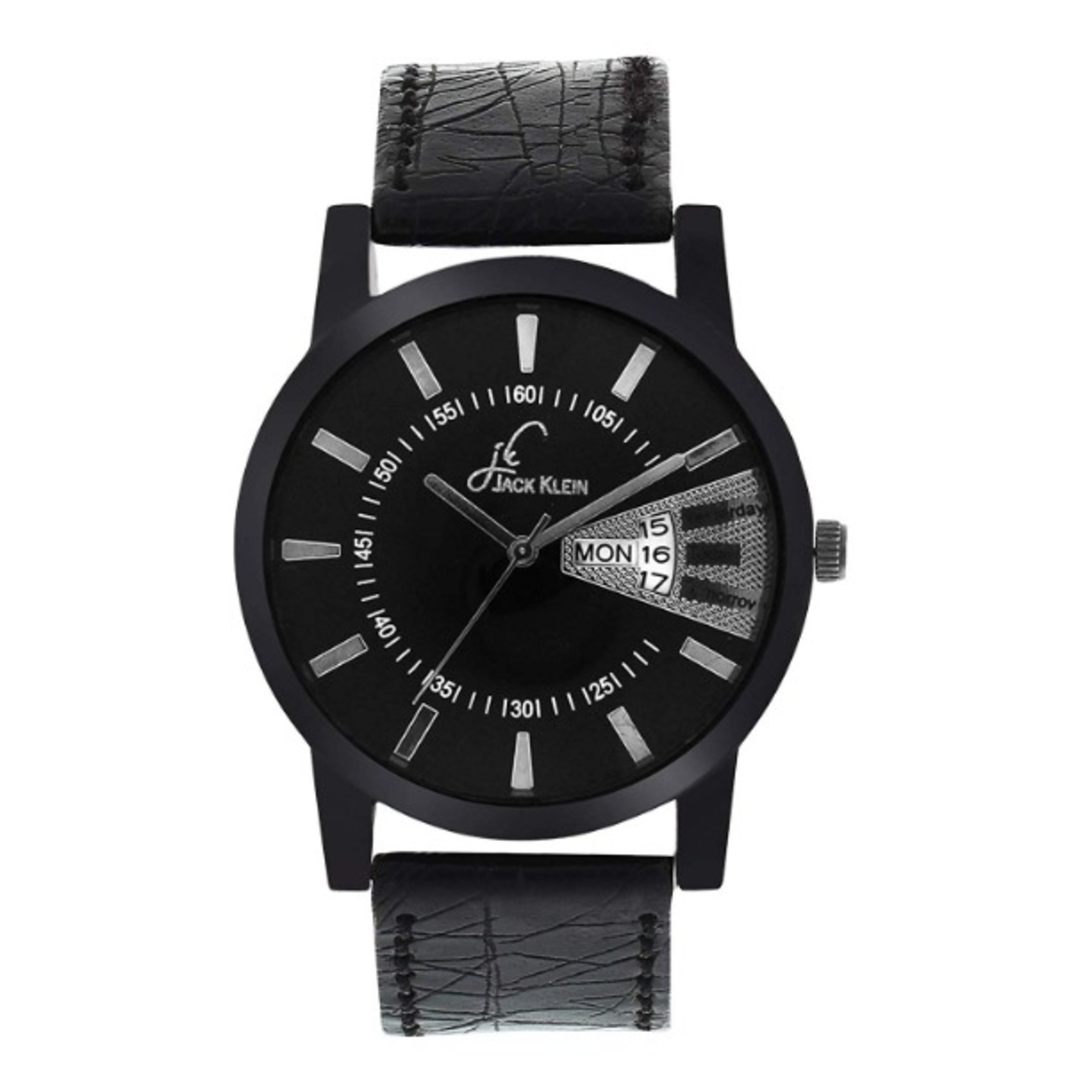 Trendy Black Day and Date Working Multi-Function Watch (Code: C320885)