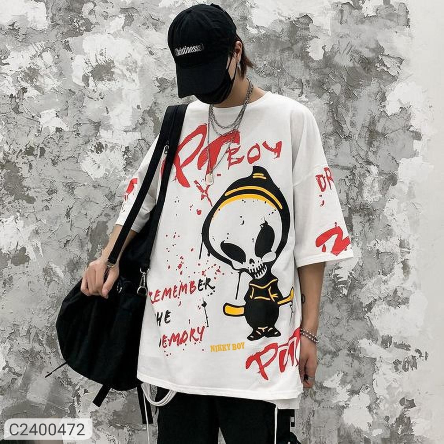 Beautiful Cotton Blend Printed T-shirt 2400472