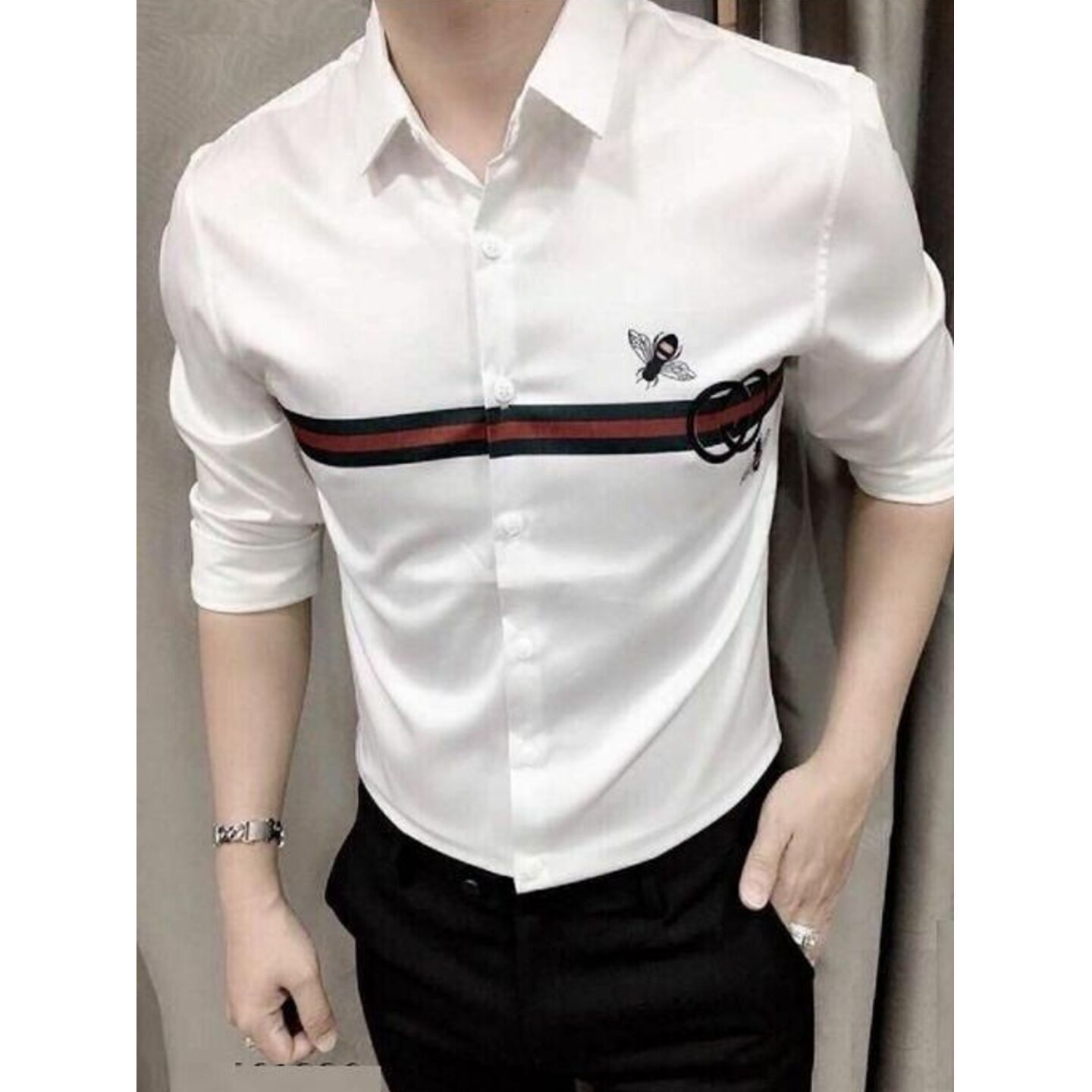 Asha Fashion Polycotton Printed Full Sleeves Slim Fit Casual Shirts (Code: C1911587)