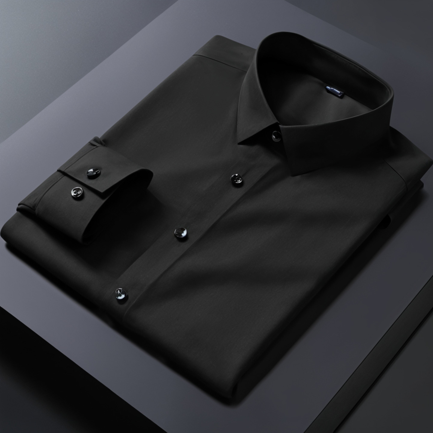 Mens Solid Cotton Formal Shirt Pack of 1 2414918