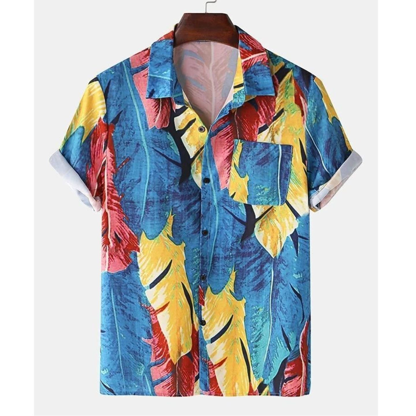 Rayon Printed Half Sleeves Regular Fit Mens Casual Shirt (Code: C2322674)