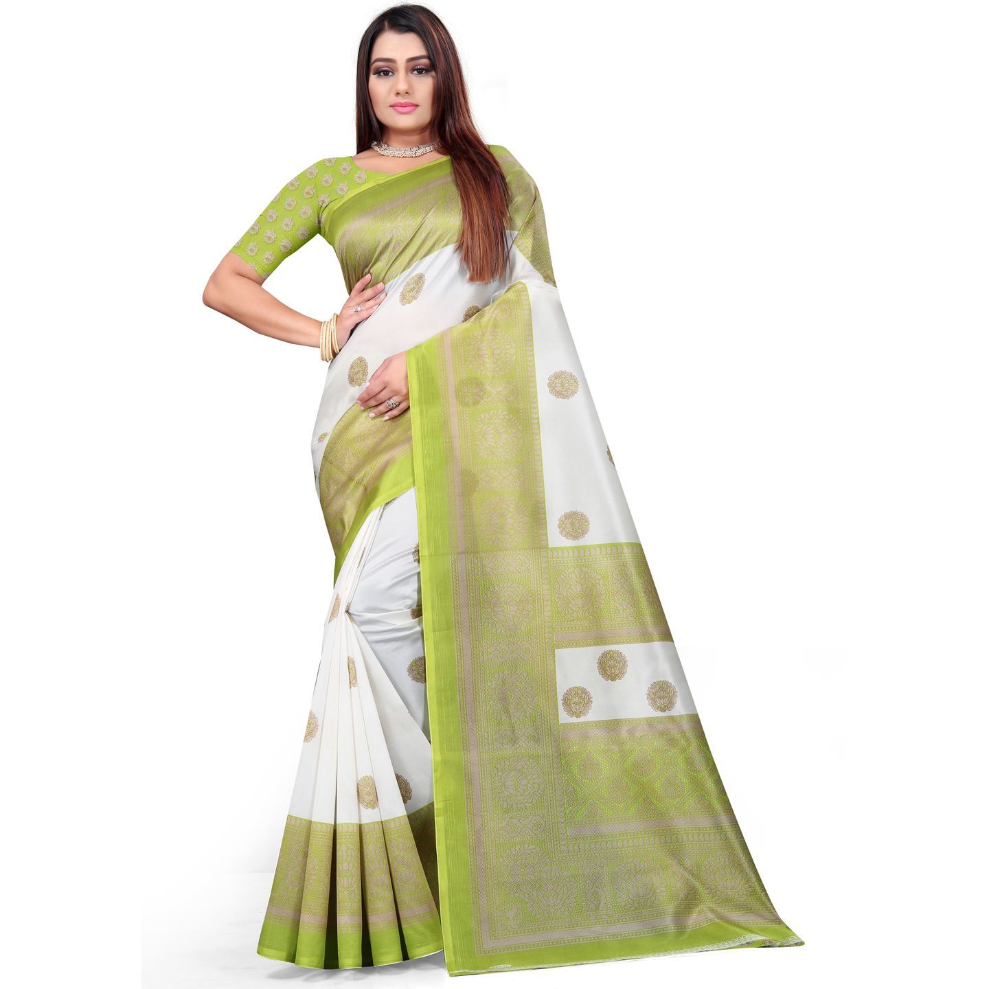 Special Printed Art Silk Saree (Code: C2299957)