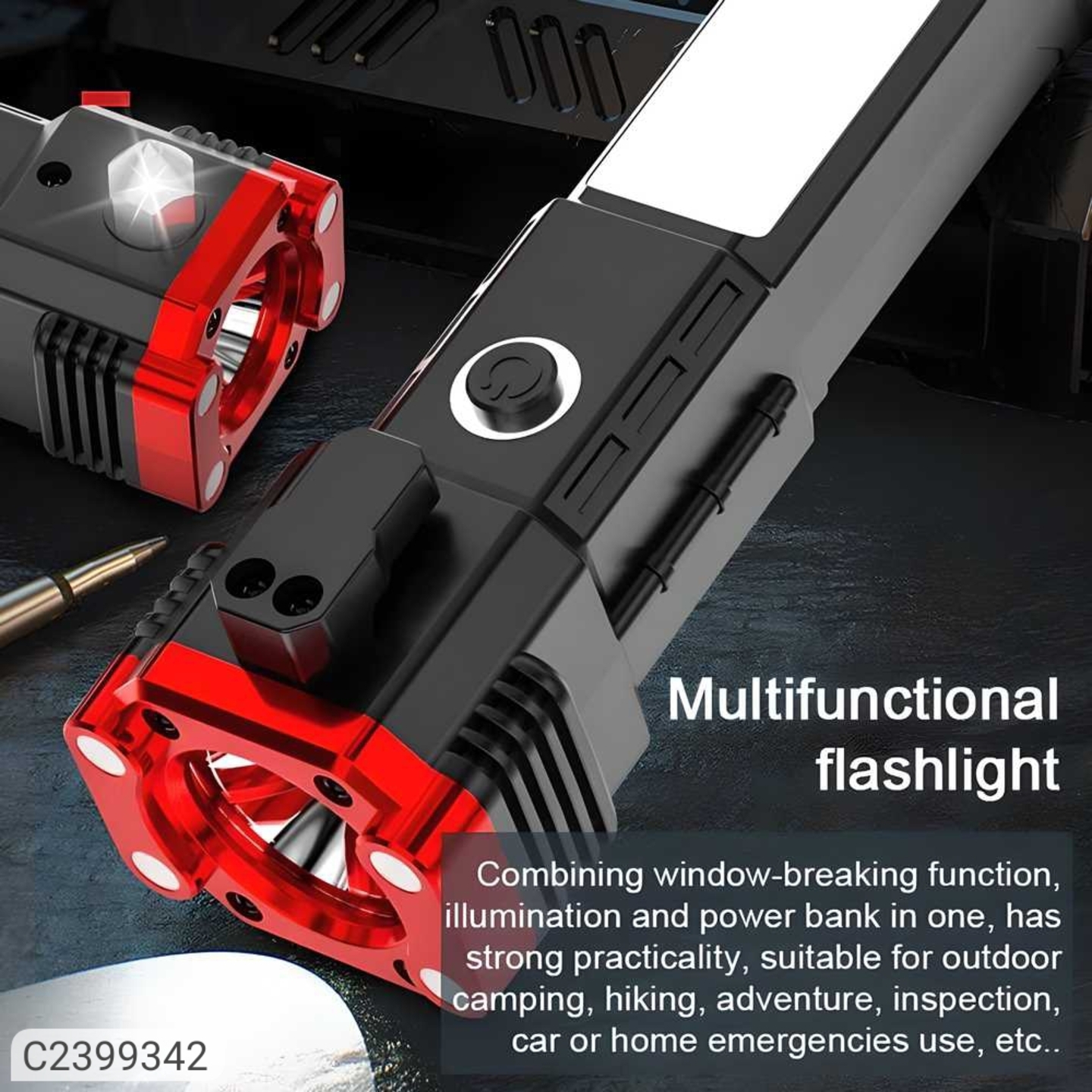 Multifunctional Work Portable LED Flashlight 4