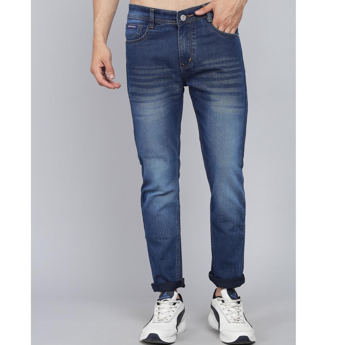 Denim Solid Regular Fit Mens Jeans Code C2370301