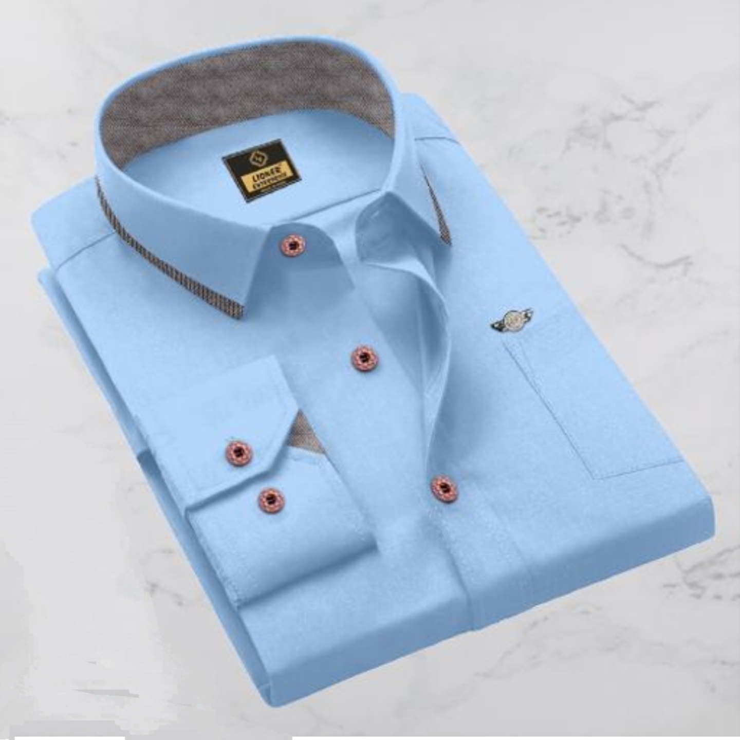 Mens cotton formal shirt 163593289
