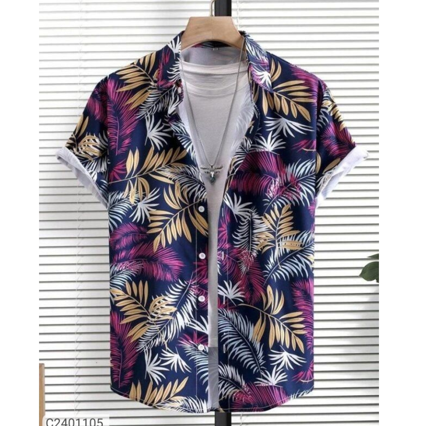 Men Regular Fit Printed Casual Shirt 2401145
