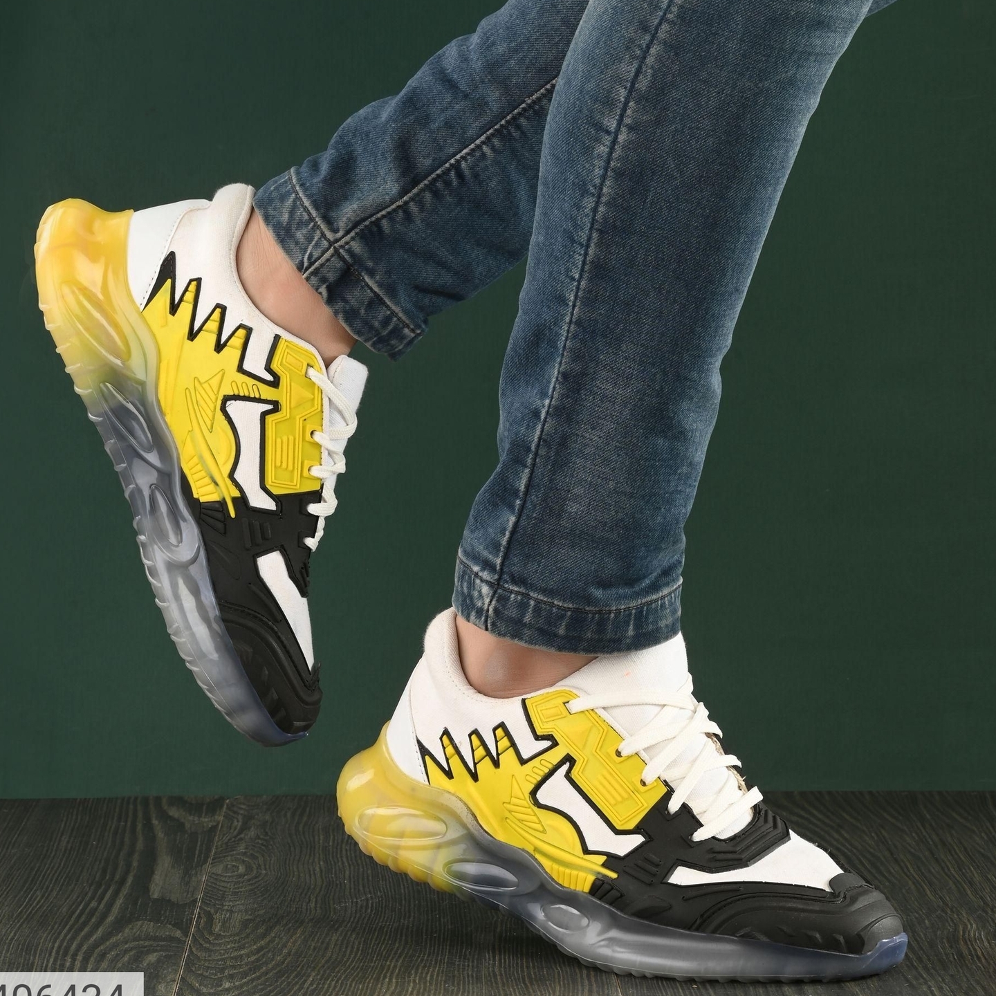 Knight Walkers Yellow Sneakers For Men 2406434