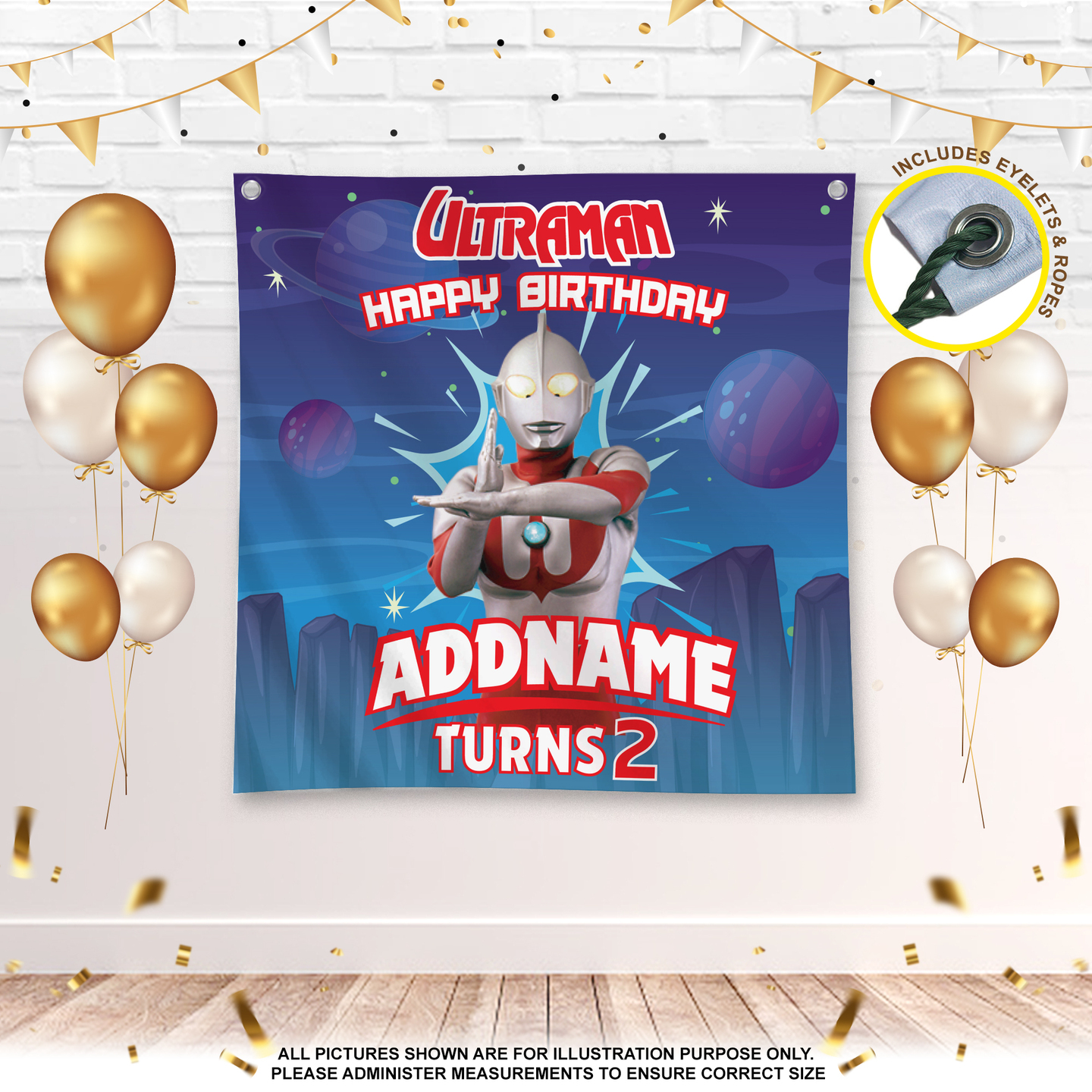 Birthday Banner Ultraman