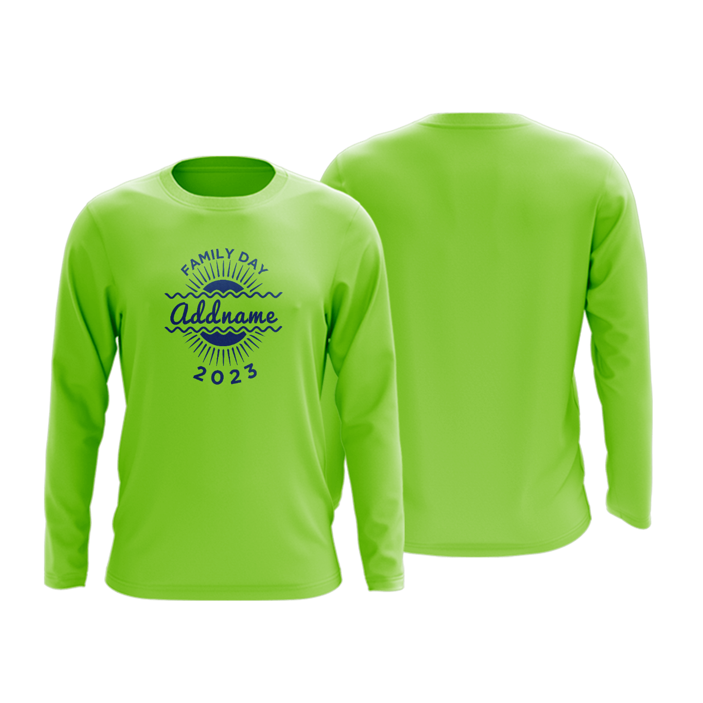 Family Day Long Sleeve T-Shirt Design 12