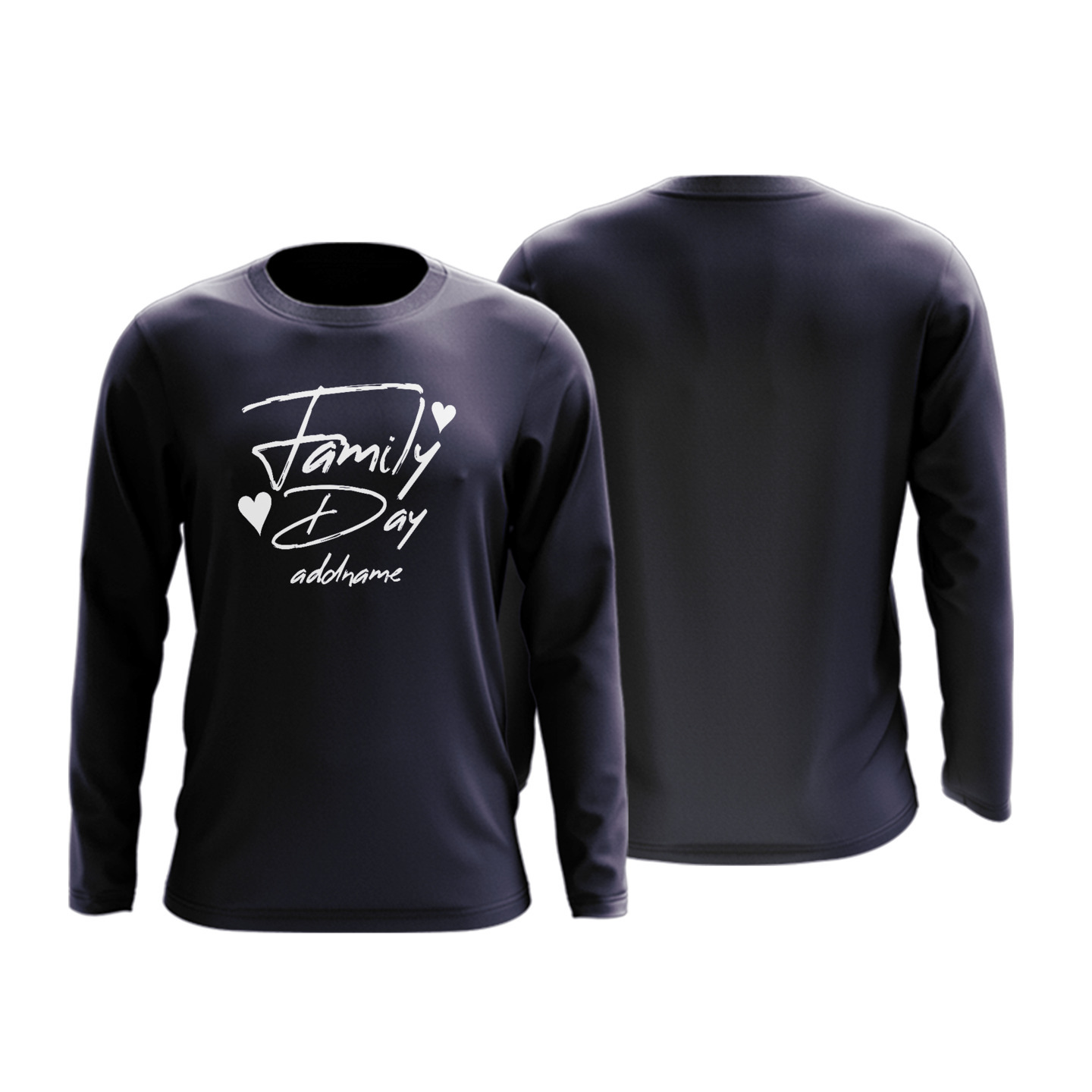 Family Day Long Sleeve T-Shirt Design 7