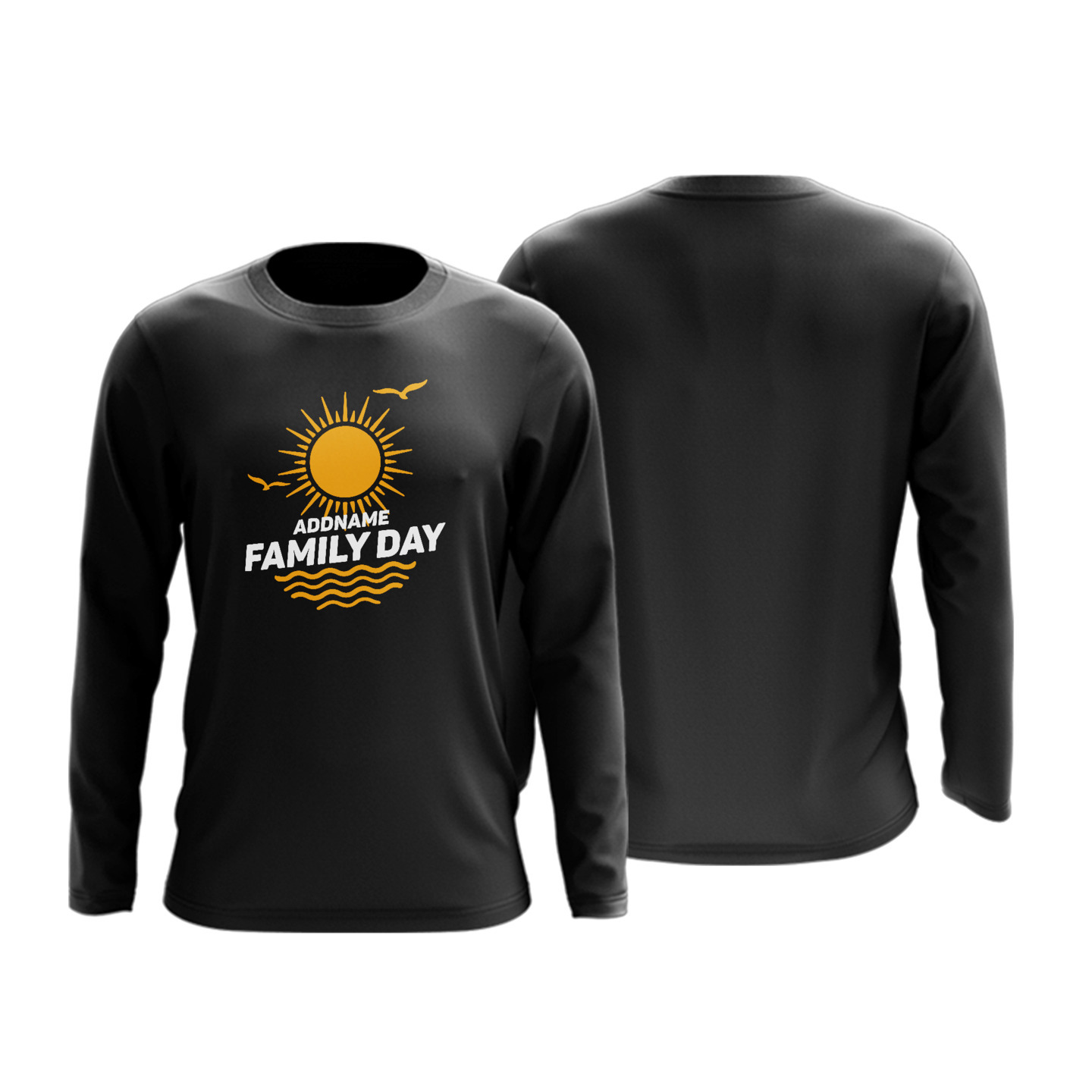 Family Day Long Sleeve T-Shirt Design 17