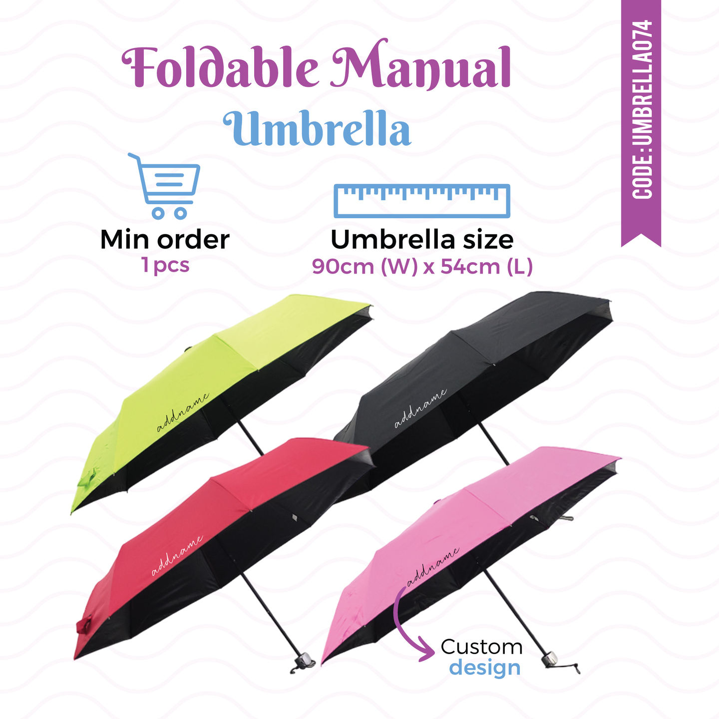 Foldable Manual Umbrella