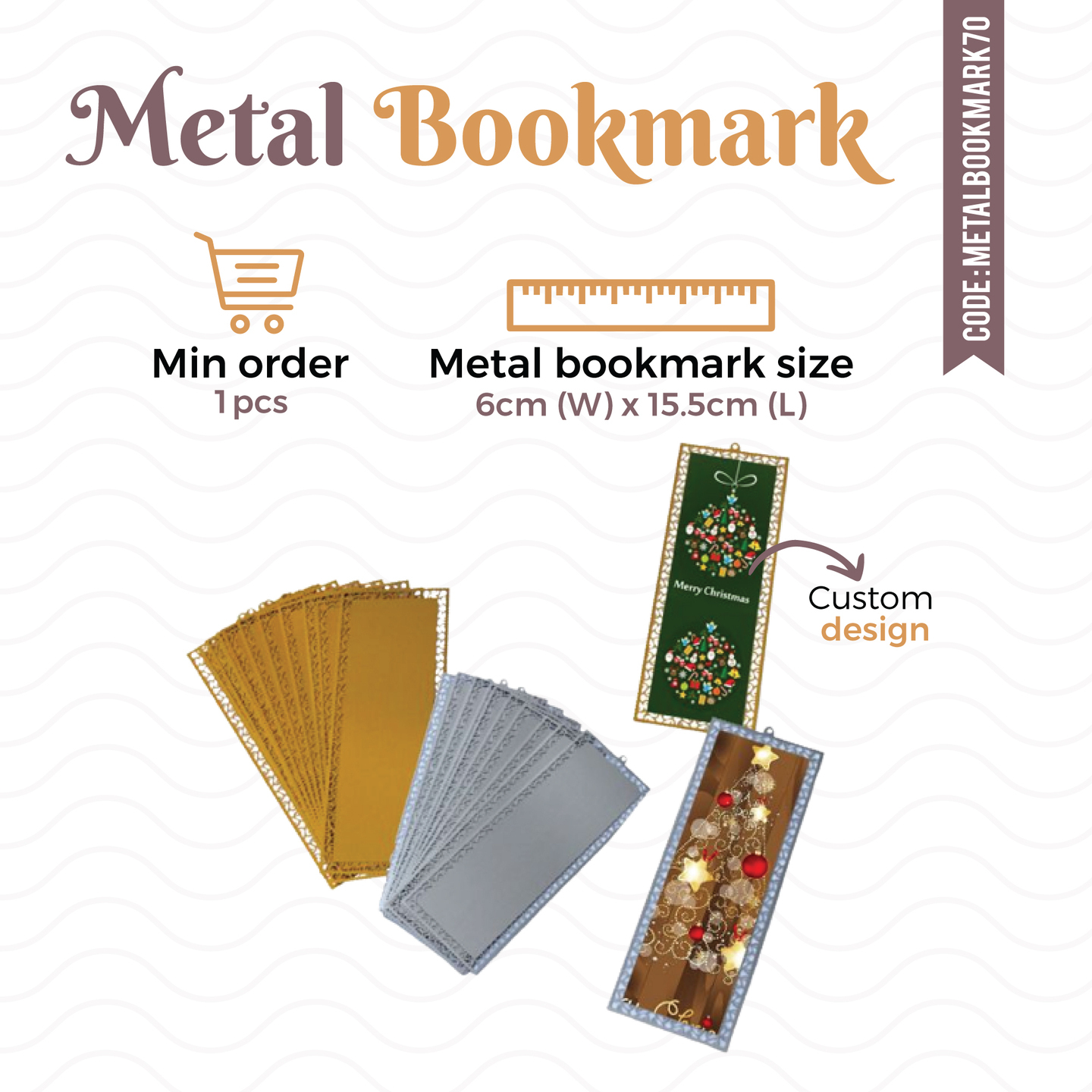 Metal Bookmark