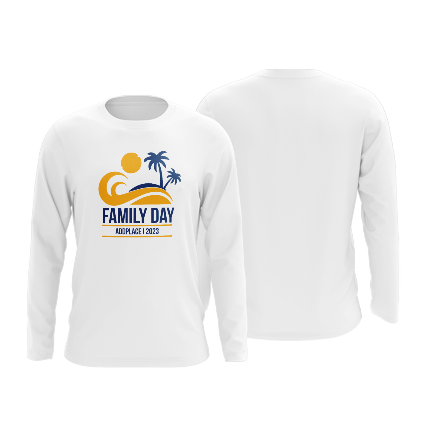 Family Day Long Sleeve T-Shirt Design 18