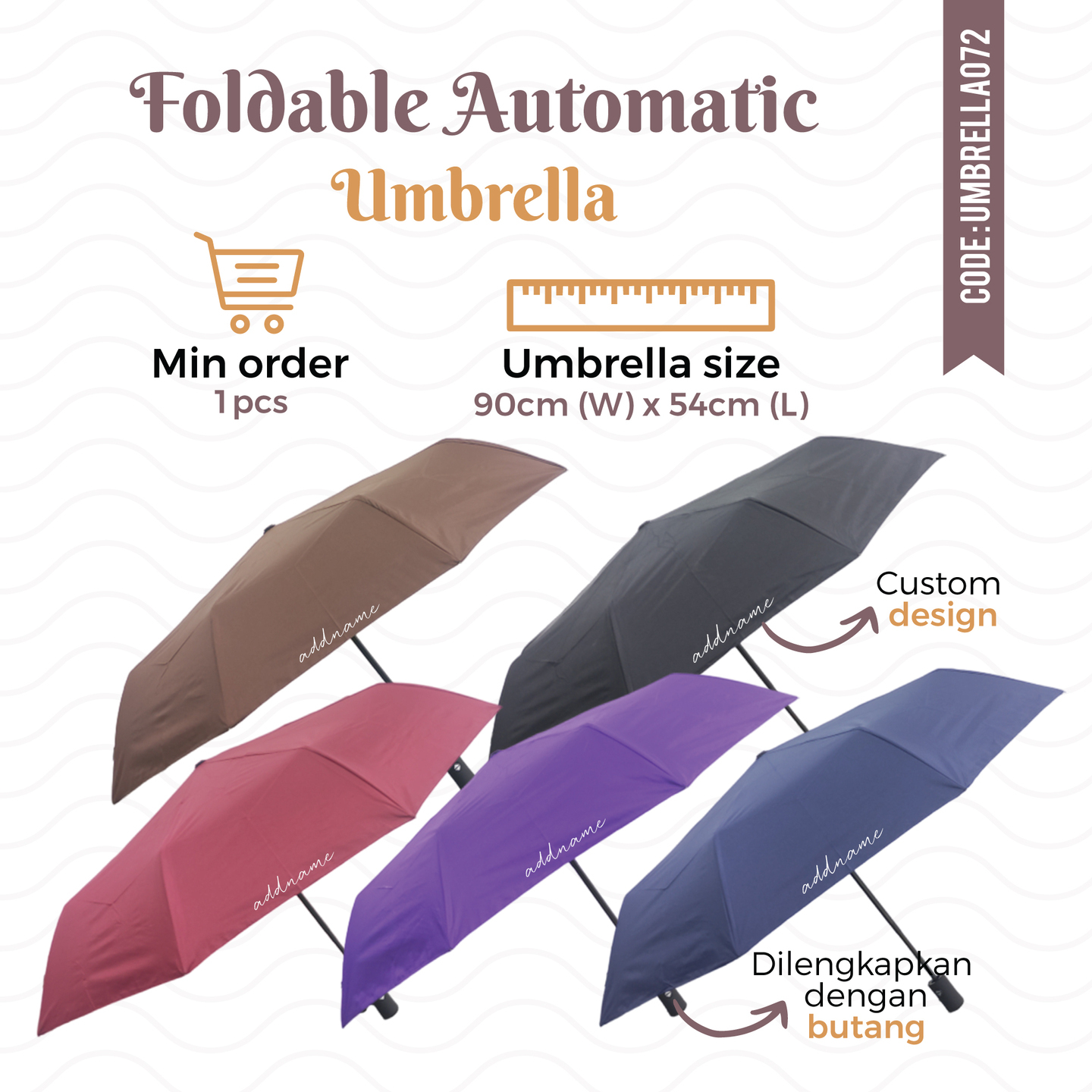 Foldable Automatic Umbrella