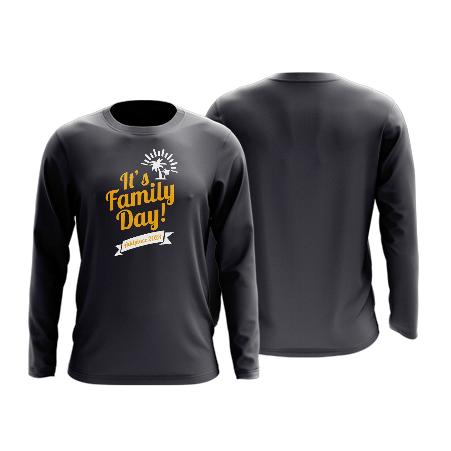 Family Day Long Sleeve T-Shirt Design 16