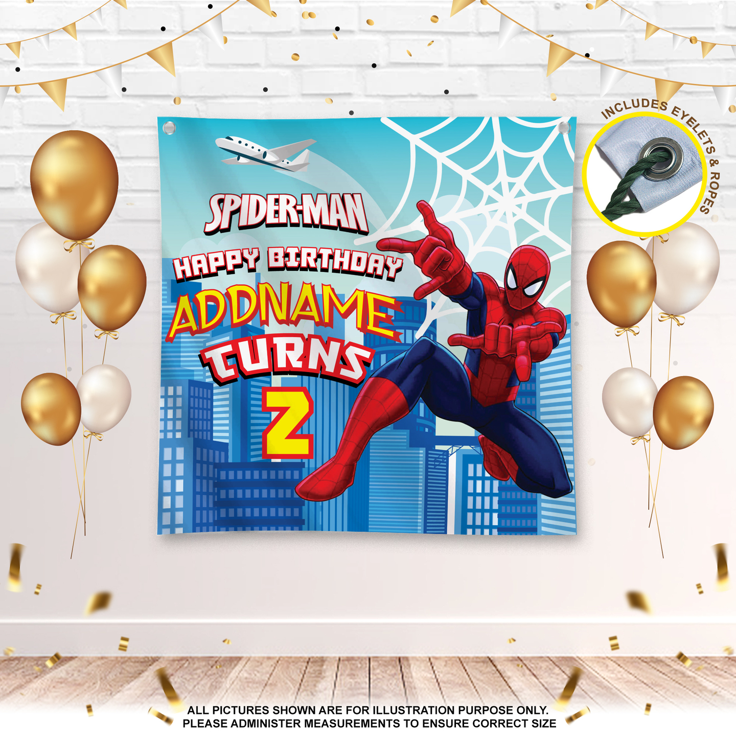 Birthday Banner Spiderman