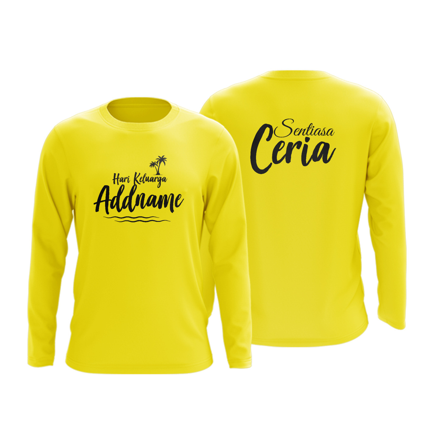 Family Day Long Sleeve T-Shirt Design 2